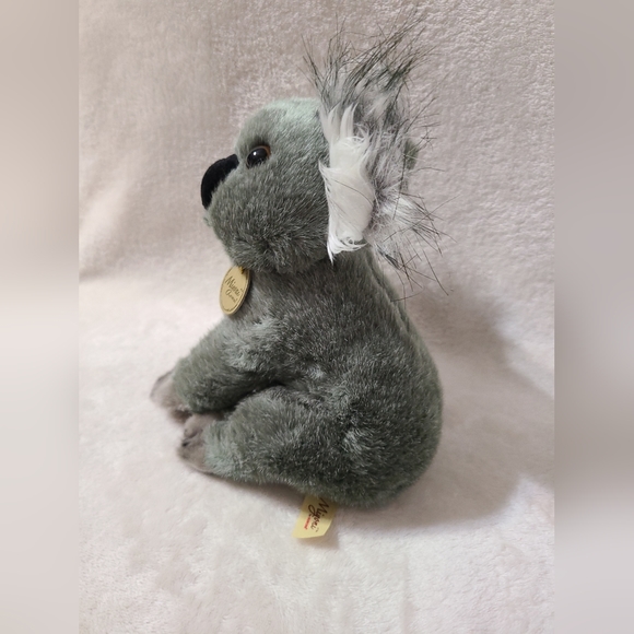 Miyoni by Aurora Koala Grey Plush 8" Life-Like Bean Bottom - Picture 3 of 5